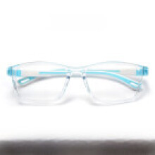 (Style3)Kids Round Eyeglasses Frame With Transparent Light Pink Lens For School And Kids