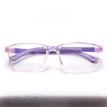(Style5)Kids Round Eyeglasses Frame With Transparent Light Pink Lens For School And Kids