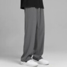 (DarkGray,3XL)Men Lightweight Summer Breathable Thin Pants With Straight Hem For Lifestyle Active