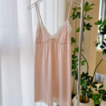 (Pink,XL)Ice Silk Women Home Sleepwear With Pure Style And Comfortable Fit For Seasons Warm
