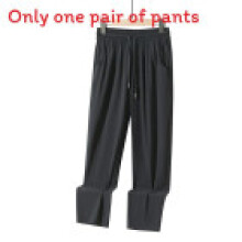 (DarkGray,2XL)Ice Silk Mens Breathable Sport Pants With Drawstring Waist For Active Lifestyle