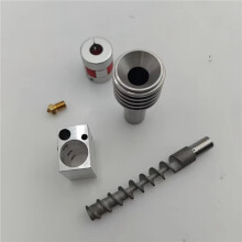 2X DIY 3D Printer Kit with Plastic Crusher Pellet Extruder and Lead Screw Easy Assembly Enhanced Durability