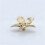 8X Flower Drawer Knobs Petal Cabinet Knobs Dresser Knobs Furniture Drawer Pulls Handles for Wardrobe Door Pulls Old Gold 3