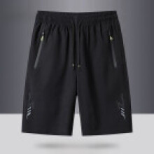 (Black,5XL)Mens Summer Sports Shorts With High Elasticity And Comfortable Bamboo Fabric Blend