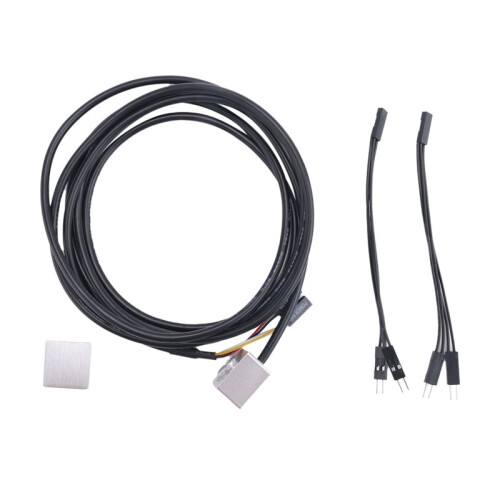 2X Interruptor de Computadora de Escritorio, Placa Base de PC, Botón de Encendido/Apagado de Arranque Externo, Cable de Extensión para Botón DIY 2