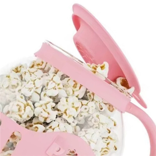 2X Homemade Microwave Popcorn Self‑Exploding Pot High‑Borosilicate Glass Popcorn Maker Safe Heat‑Resistant B 2