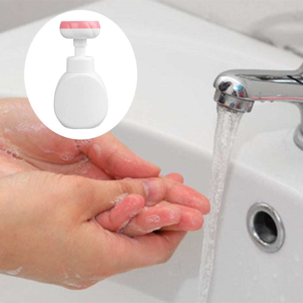 Dachuang Beauty (Pink) Bpa-Free 300Ml Flower Soap Dispenser For Bathroom & Kitchen