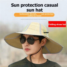 2X Chinese Retro Bamboo Rattan Fisherman Hat, Handmade Weave Straw, Tourism Rain Dance Props, Cone Fishing Sunshade
