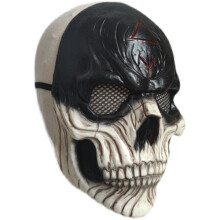 Halloween schedel krijger latex masker