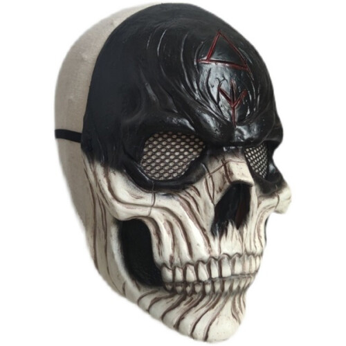 Halloween skull warrior latexmask
