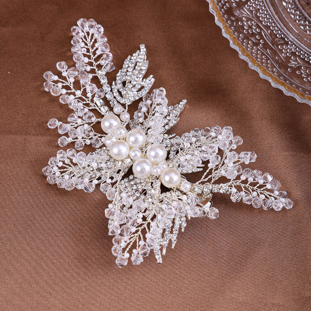 Phui-Pet-Supplies Pearl Hair Clip For Weddings & Parties
