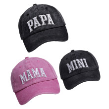 3 leichte Baumwoll-Polyester-Hüte, ideal für Familienausflüge-C