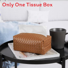 (Style D)Luxury Leather Tissue Holder With Multiuse Waterproof Protection Home Use Car