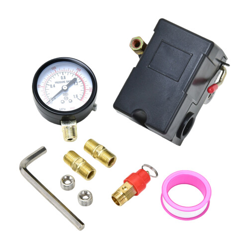 Small 4 Port Air Compressor Pressures Switches Control-110 150