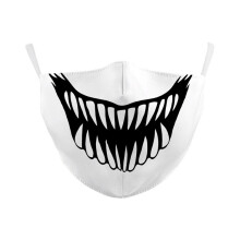 (Style 13,Child)Halloween Theme Funny Digital Print Cotton Face Mask Fashion Creative Dustproof Everyday Use