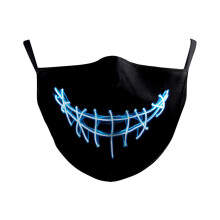 (Style 14,Child)Máscara facial de algodão com estampa digital engraçada tema Halloween moda criativa uso à prova de poeira todos os dias