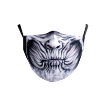 (Style 24,Adult)Halloween Theme Funny Digital Print Cotton Face Mask Fashion Creative Dustproof Everyday Use
