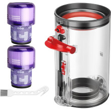 Verbesserte Ersatzteile für Staubfilter und Staubbehälter für V11, V15, SV14, SV15 und SV22 Staubsauger