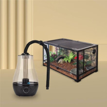 Brumisateur Humidificateur pour Reptiles de 3L avec Tuyaux D'Extension pour Vivariums, Terrariums et Enclos pour Amphibiens, Prise US