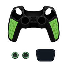 Silikonhülle für PS5 DualSense Controller mit Daumenkappen-Set, Weiche Schutzhülle Sonderedition