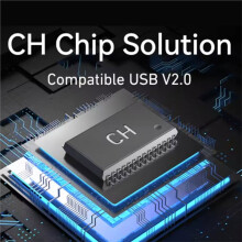 USB-zu--485-Seriell-Port-Konverter, 2 Serielle , CDEBYTE E810-U21CS, USB-C-Schnittstelle, 3 Mbit/S, Industriequalität