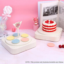 Kleine, Drehbare Sushi-Maschine für Den Haushalt - Automatischer Dessert- und Kuchenständer mit Musik - Ideales Geschenk für Hochzeiten und
