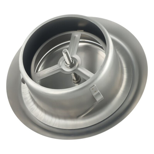 Edelstahl-Luftauslassventil für HLK-Systeme, 125 mm