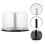 2pcs Large Capacity CD/DVD Storage Container Clear Plastic DVD Holder Compact Disk Organizer Space-Saving Design 7