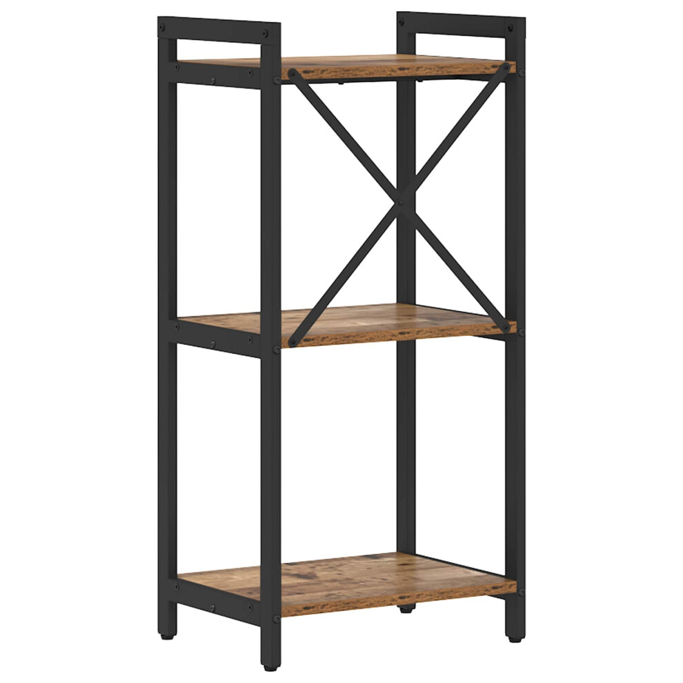 Vidaxl Bookshelf Old Wood 40 X 30 X 85 Cm Engineered Wood