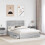 VidaXL vidaXL Storage Bed Grey Sonoma 140 x 200 cm Engineered Wood 3