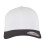 (XL, Black/White) Flexfit Logo Water Repellent Baseball Cap 4