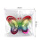 2X Butterfly Wind Spinners Hanging Ornaments Bird Deterrent Wind Catcher Rotating Wind Chime E 3