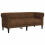 VidaXL vidaXL Sofa Brown 182.5 x 74.5 x 74.5 cm Polyester 2