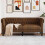 VidaXL vidaXL Sofa Brown 182.5 x 74.5 x 74.5 cm Polyester 3
