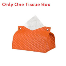 (Style N)Soporte de pañuelos de cuero de lujo con protección impermeable multiusos uso doméstico coche