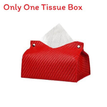 (Style J)Luxury Leather Tissue Holder With Multiuse Waterproof Protection Home Use Car