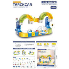 (168pcs)Brinquedo de trem de suspensão por gravidade infantil com trilhas modulares intertravadas para habilidades cognitivas aprendizado