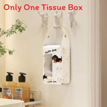 (Style G)Cartoon Puppy Tissue Box With Pu Construction For Vehicle And Living Decor Room