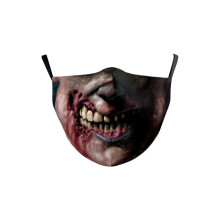 (Style 25,Child)Halloween Theme Funny Digital Print Cotton Face Mask Fashion Creative Dustproof Use Everyday