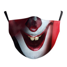 (Style 15,Adult)Maschera viso cotone stampa digitale divertente tema Halloween moda creativa antipolvere uso quotidiano