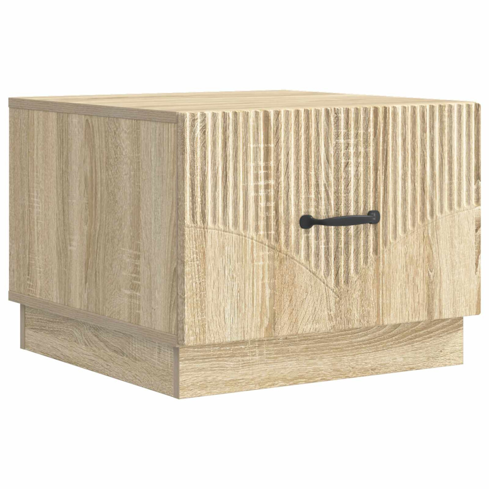 Vidaxl Coffee Table Sonoma Oak 49 X 50 X 37 Cm Engineered Wood