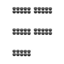 50Packs Empty Jars 80Ml Black Round Aluminum Tin Cans Screw Top Metal Steel Tins Lip Balm Tins Box Cosmetic Containers
