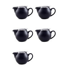 5X Ceramic Teapot Coffee Pot Handle Small Stovetop Black Warmers for Ceramic Coffee