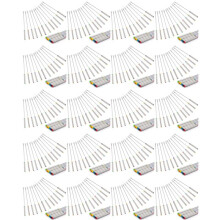 240PCS 9.5 Inch Color-Coded Stainless Steel Fondue Forks, Cheese Fondue Fork Stainless Steel Fruit with Heat-Blocking