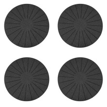 4X Induction Cooktop Mat - Silicone Fiberglass Scratch Protector - for Magnetic Stove - Non Slip Pads