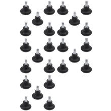 25Pcs Bell Glides Replacement Office Chair Wheels Stopper Office Chair Swivel Caster Wheels, 2 Inch Stool Bell Glides