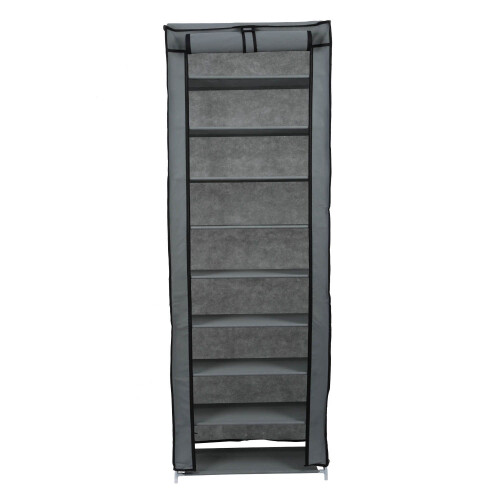 Dustproof 10 Layer 27 Pair Shoes Cabinet Storage Organizer Shoe Rack Stand
