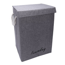 Large Laundry Baskets Washing Clothes Storage Folding Basket Bin Hamper With Lid