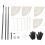 4 Tier Adjustable Telescopic Bathroom Corner Shower Shelf Rack Caddy Organiser 1