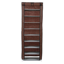10 Tier 9 Shelf Shoe Rack Shelf Saving Storage Closet Organizer Cabinet